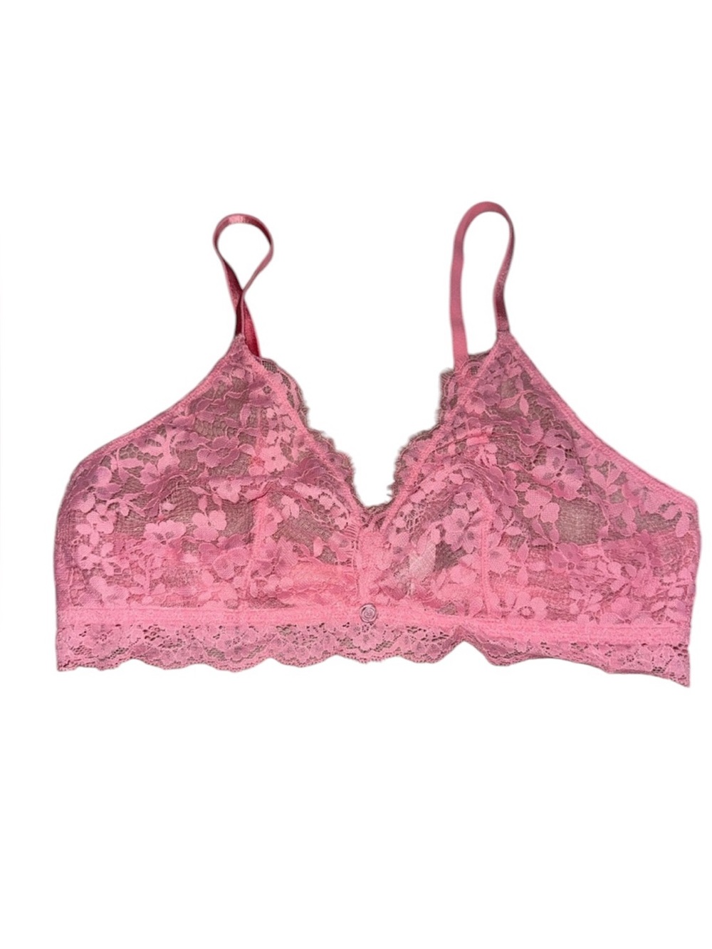 Victoria's Secret Pink Floral Lace Bralette‎
